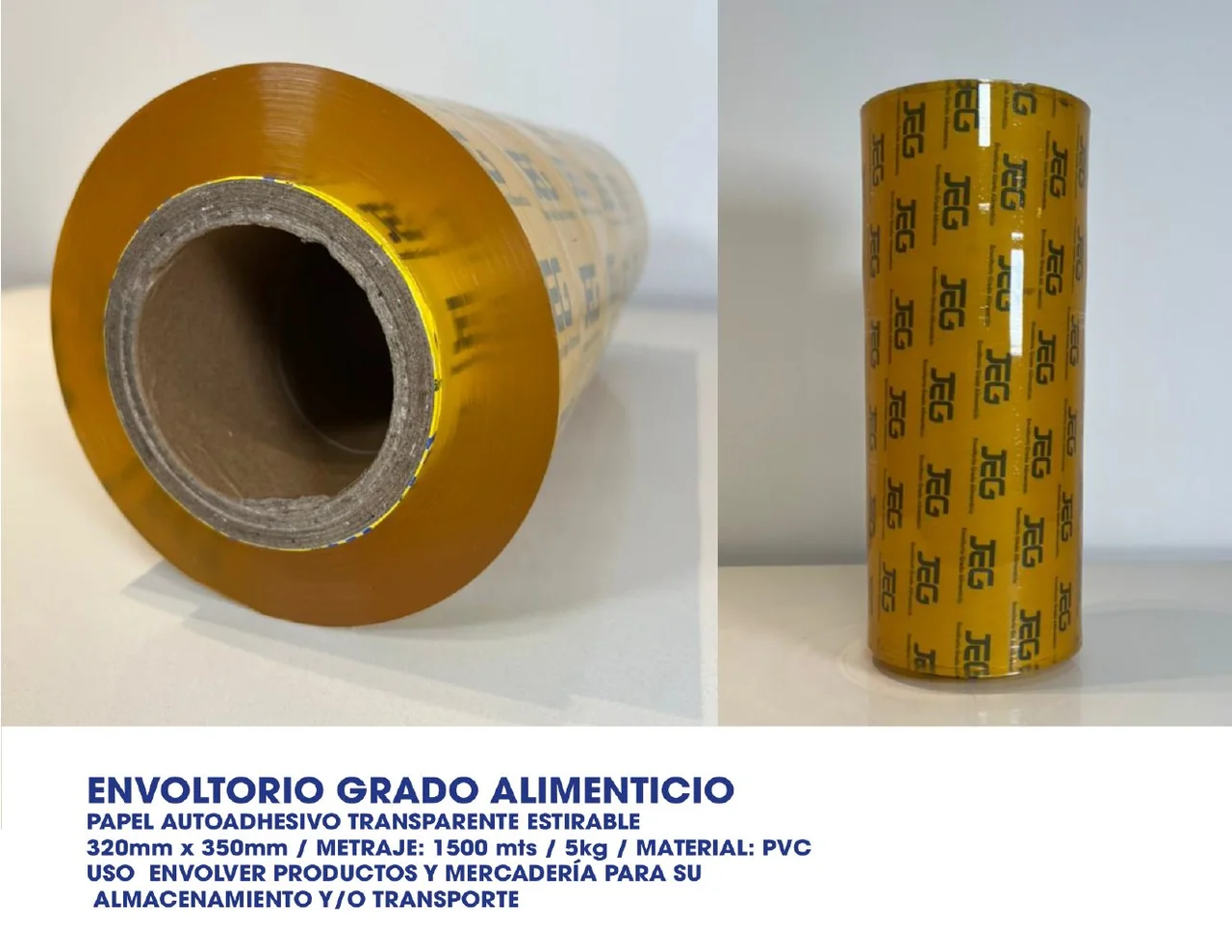 Envoltorio JEG de grado alimenticio